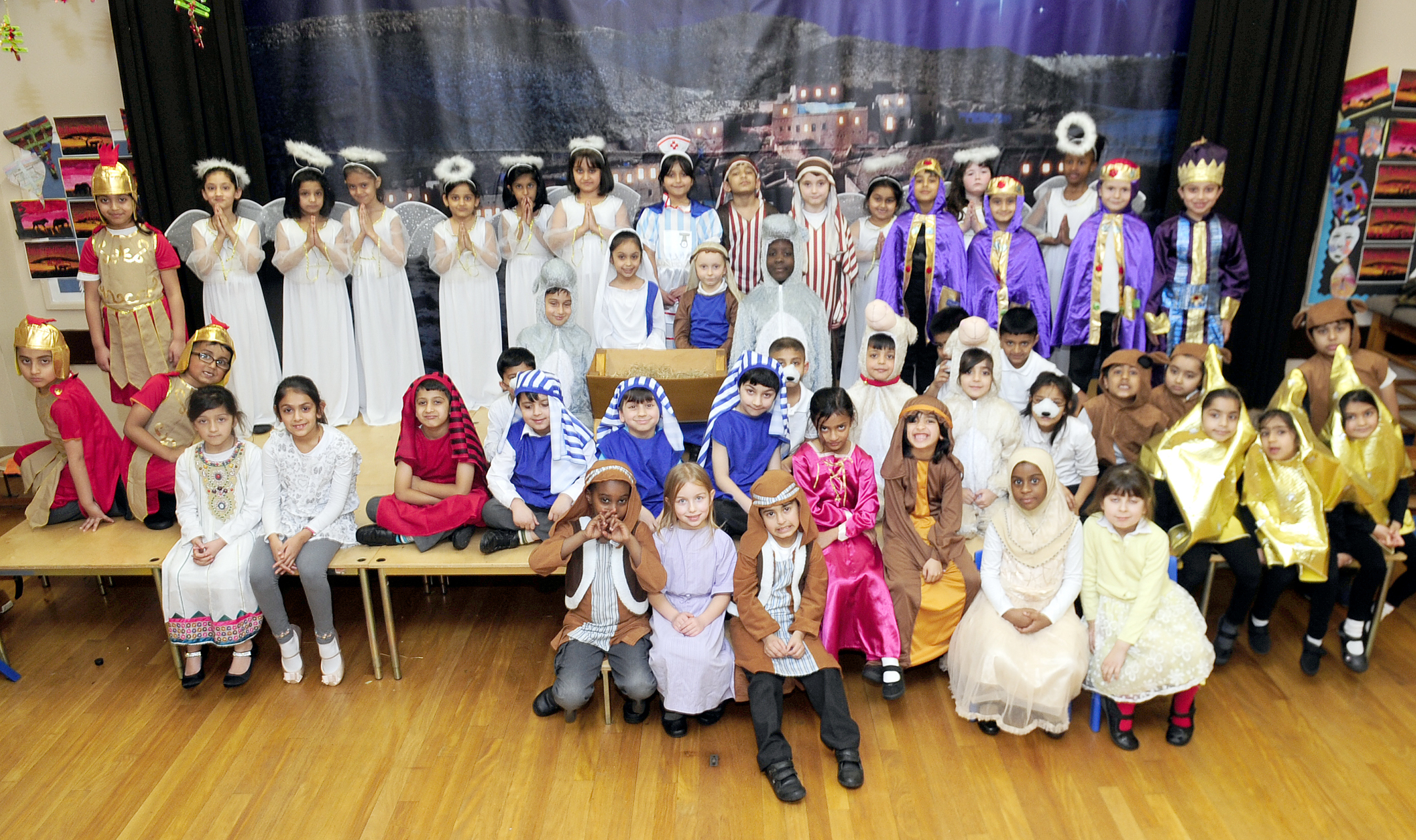 Children at St Michaels CE School, Bolton performed their nativity ...