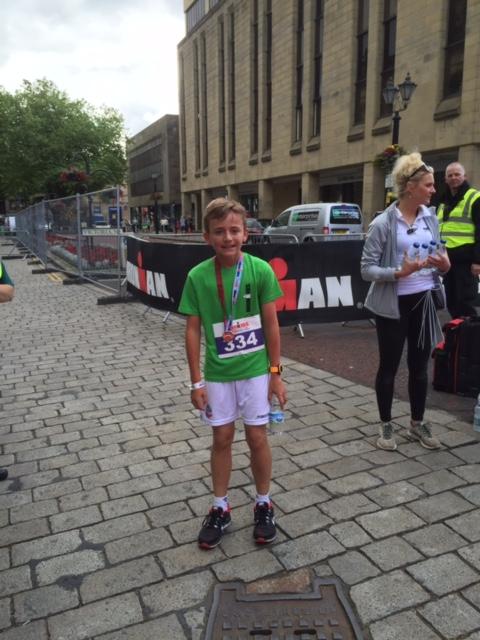 Louis Greenhalgh, who was the first year six back in his race.