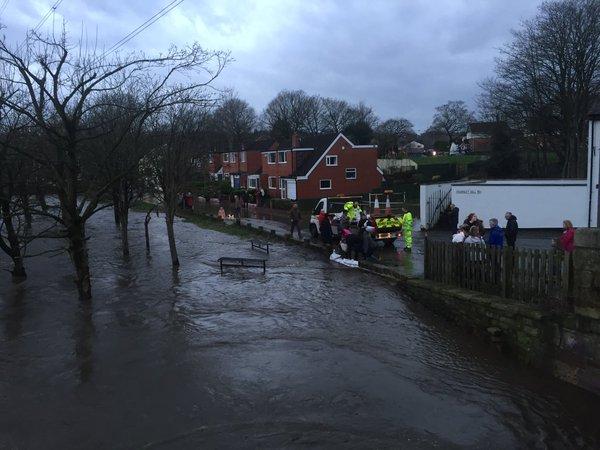 Flooding in Kearsley