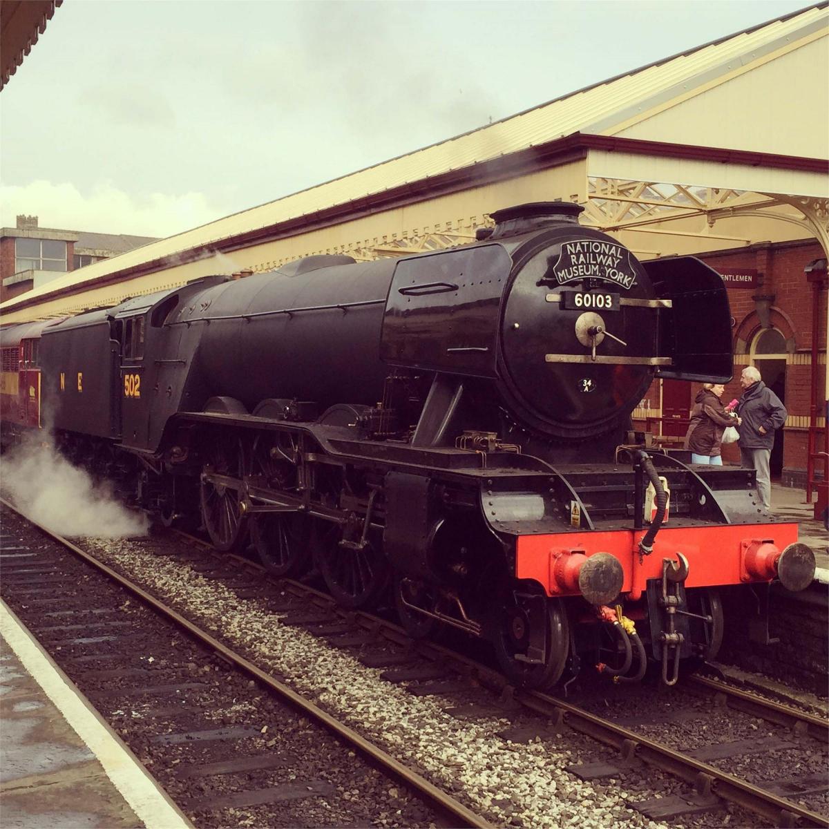Flying Scotsman returns. Picture courtesy of East Lancashire Railway