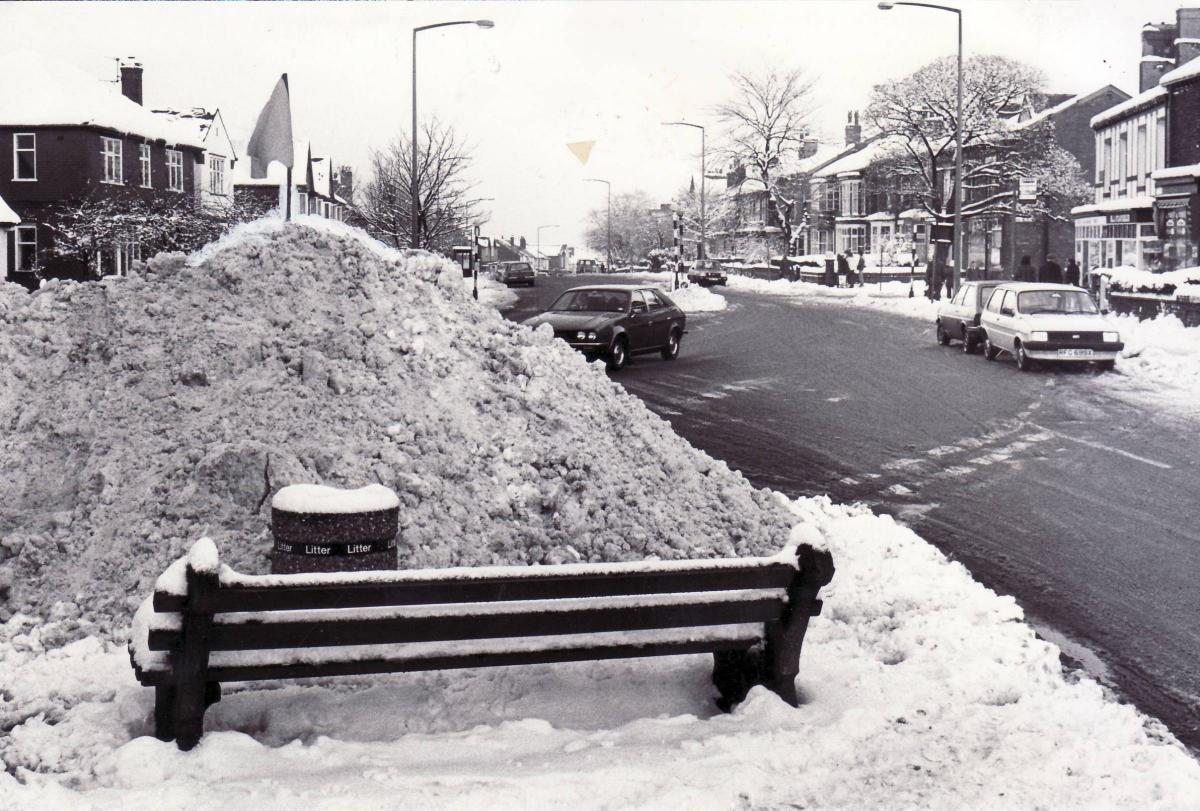 December 1981 - Junction of Chorley Old Road and Whitecroft Road