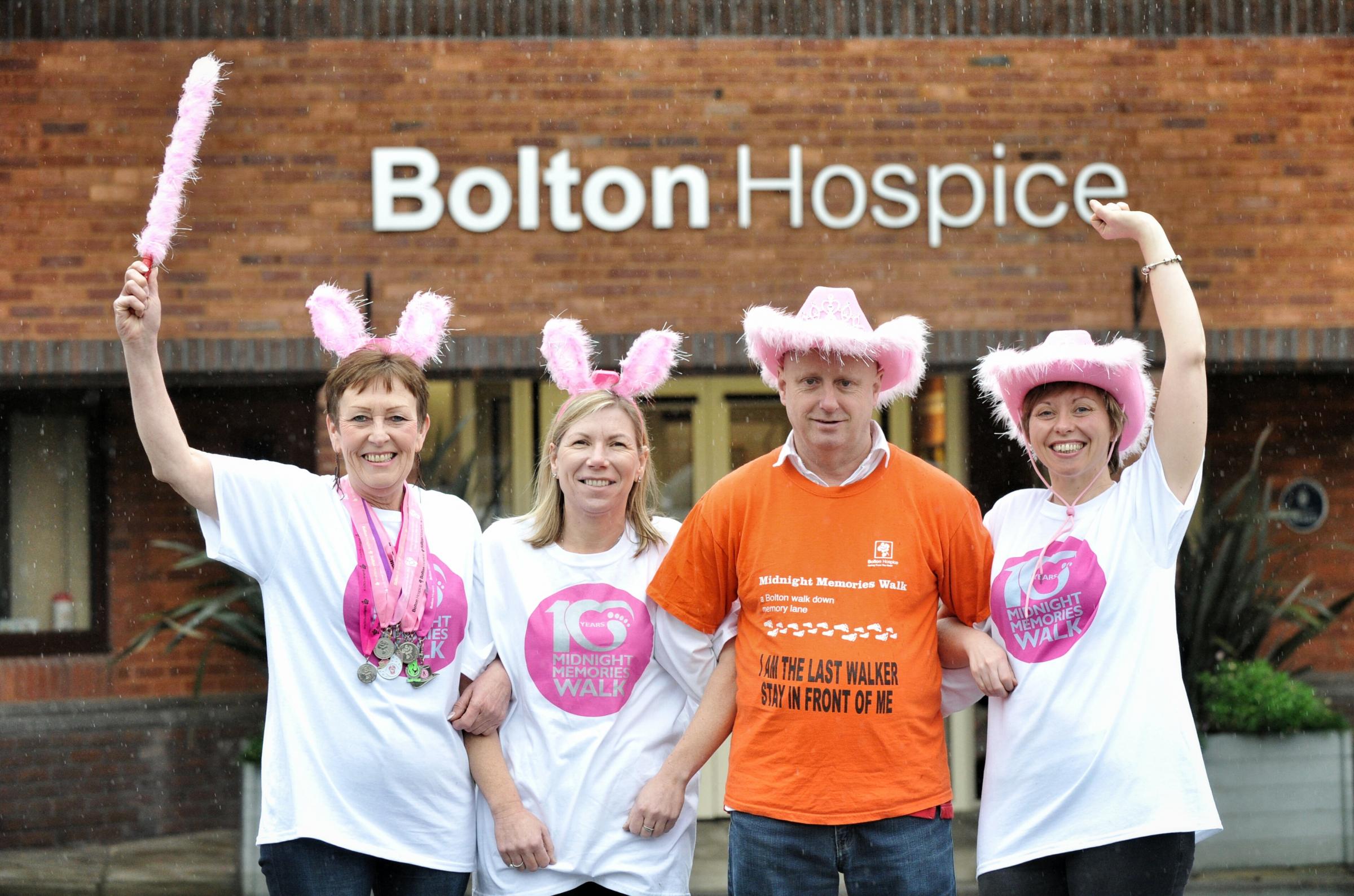 10 years of Bolton Hospice's Midnight Memories walk