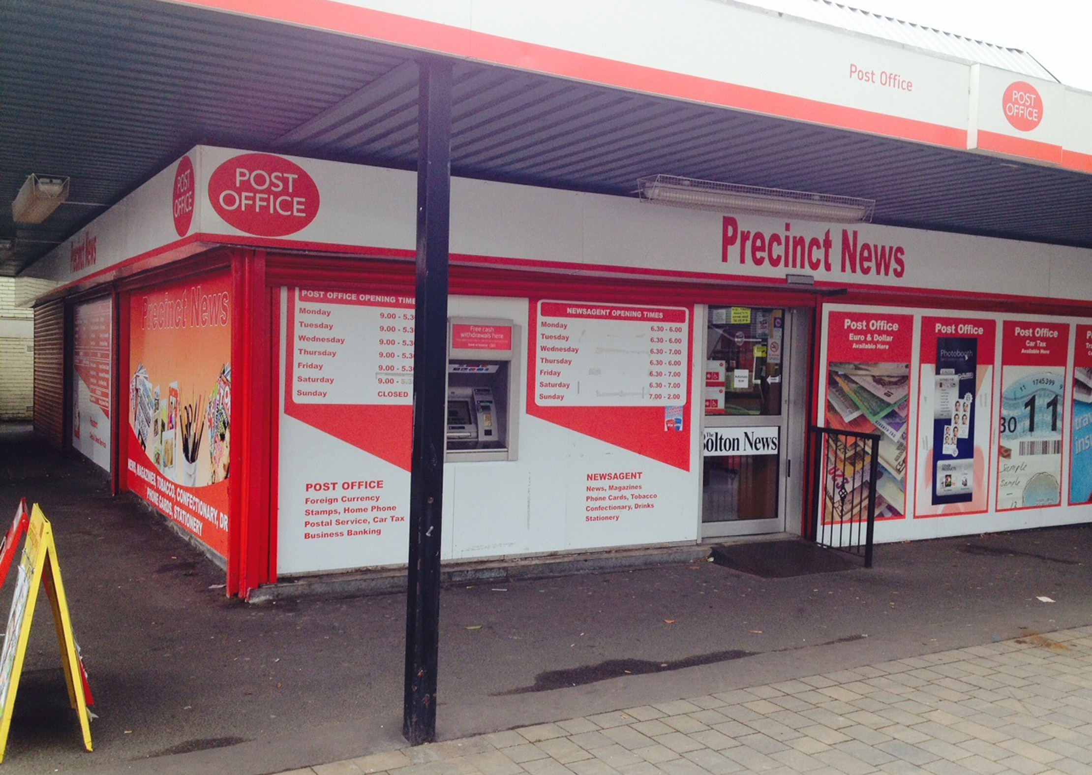 Post office worker groped customers