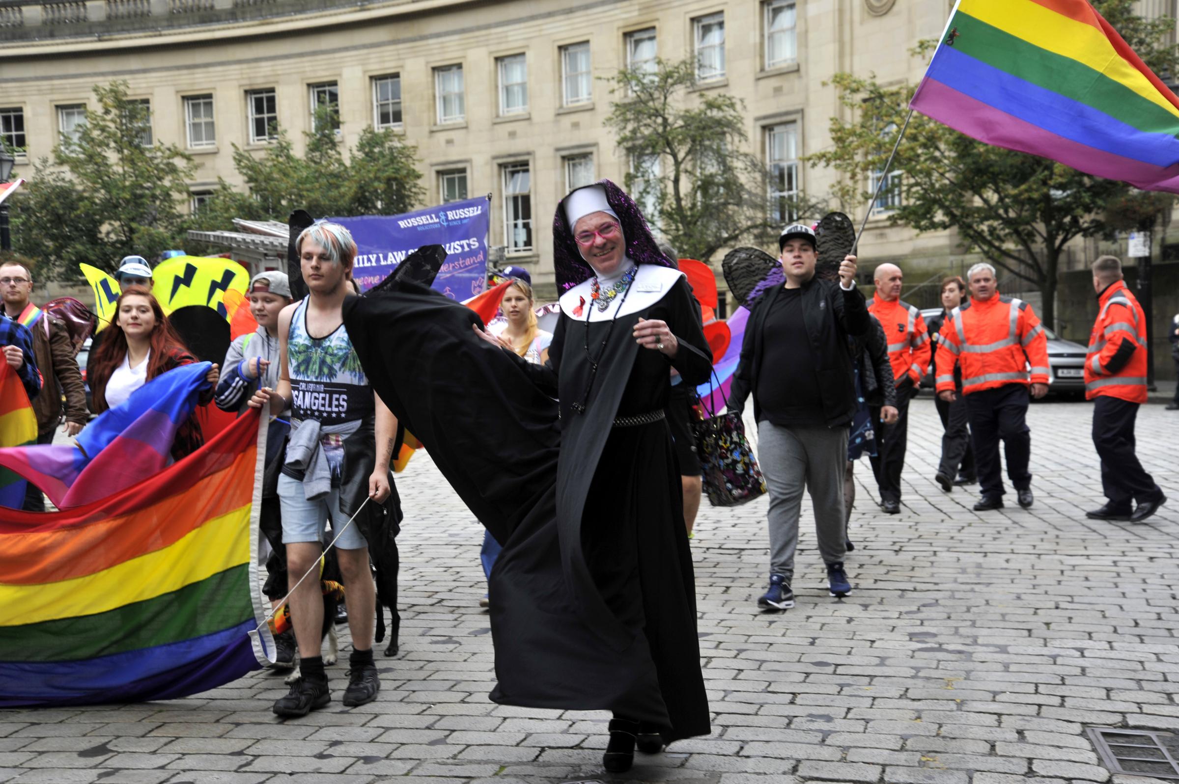 UPDATED: Bolton's first Pride Parade brings colour to the town's streets