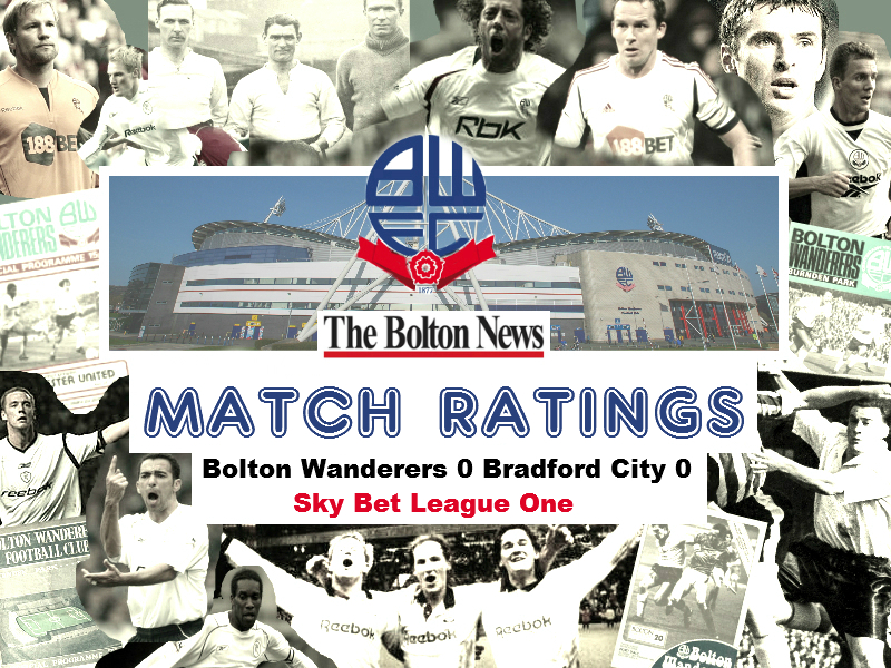 MATCH RATINGS: Bolton Wanderers 0 Bradford City 0 - The Bolton News