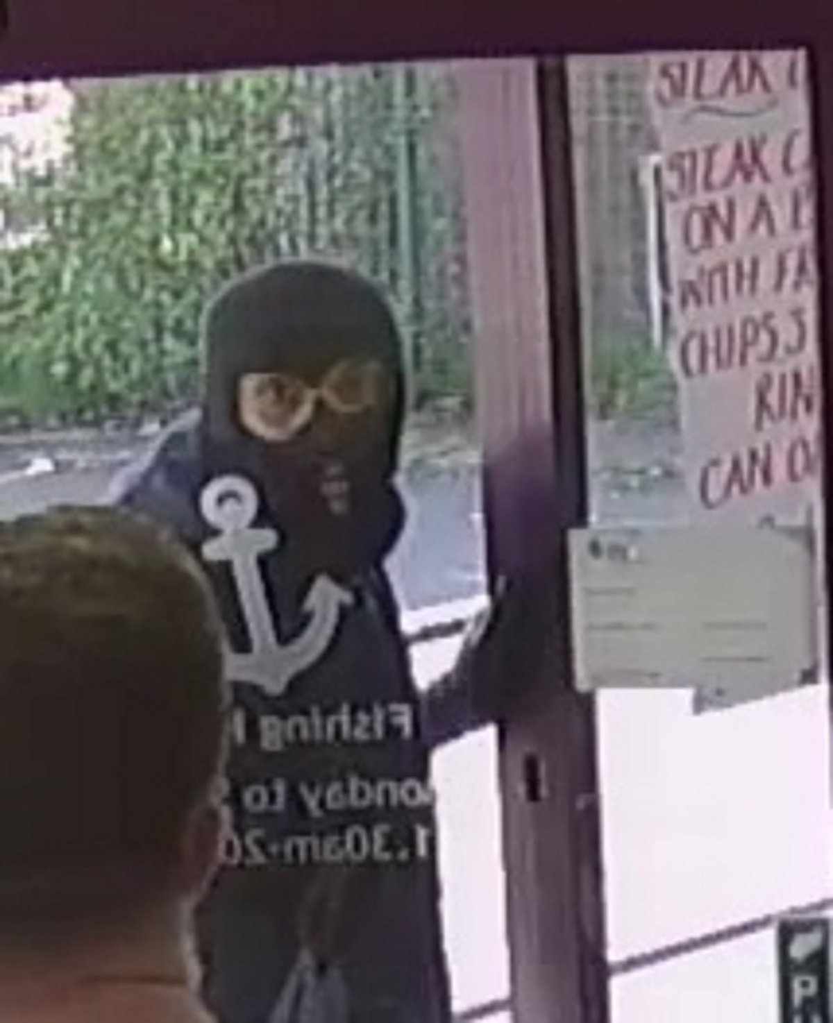 CCTV: Balaclava-clad men with weapons target shop owner carrying cash