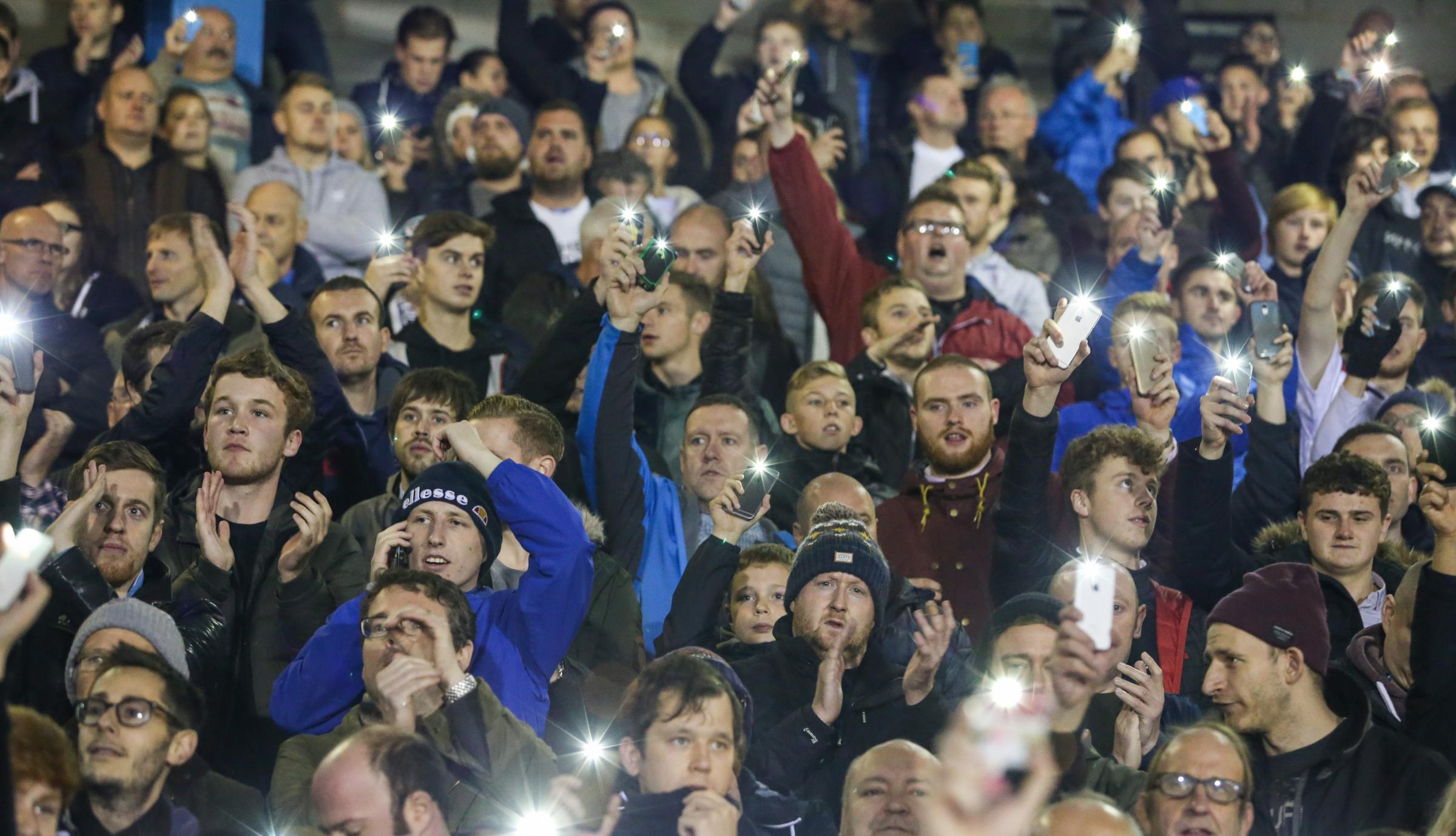 VIDEO: Fans light up stadium in memory of Wanderers fan Zak