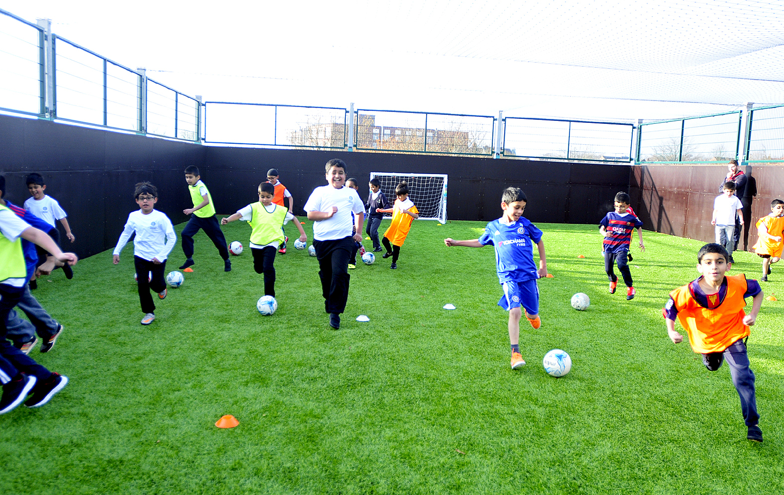 School opens new building boasting rooftop football pitch and 'mini-beast' garden