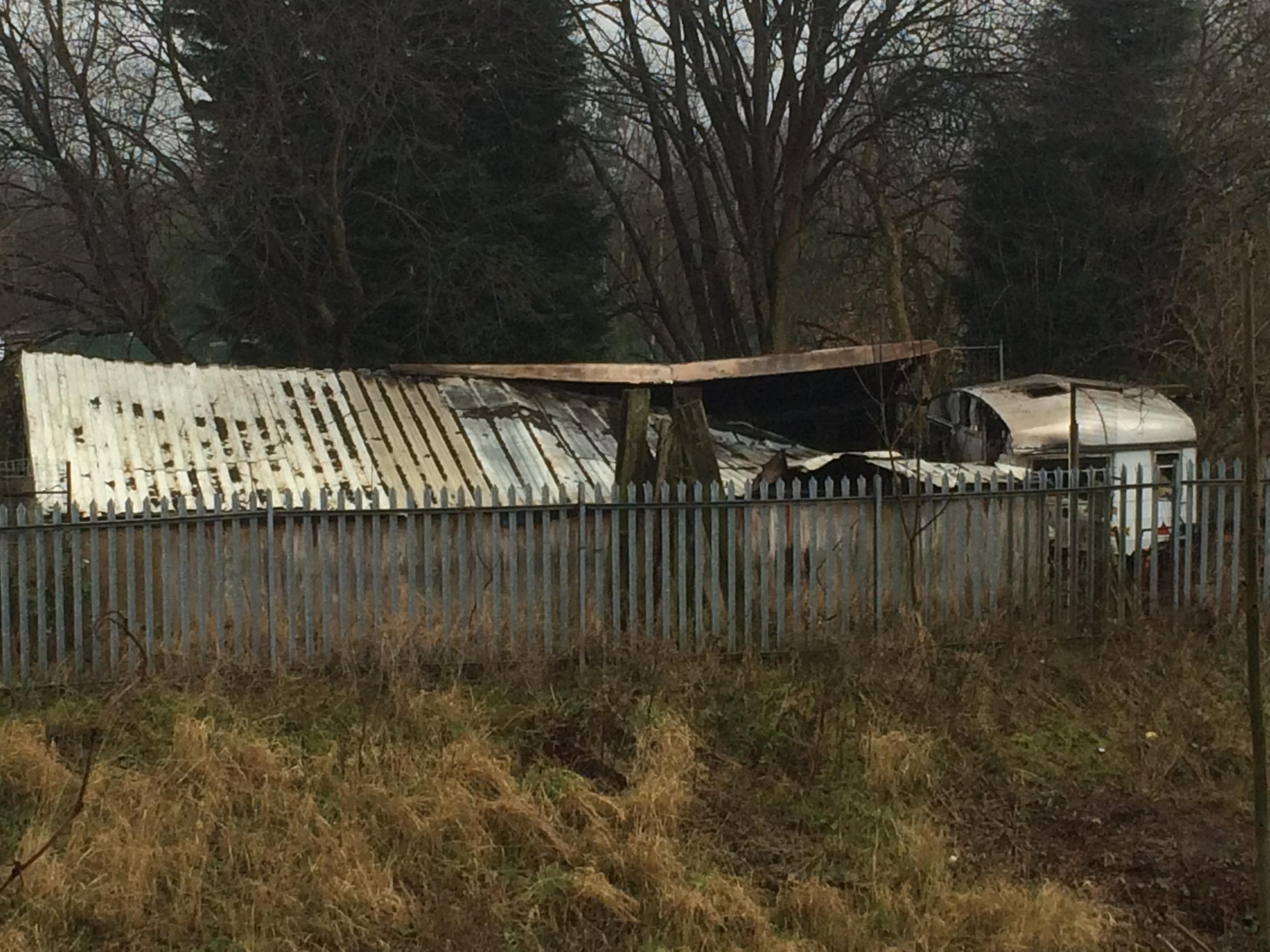 'There was a massive bang' - Fire causes gas canisters to explode during allotment arson attack