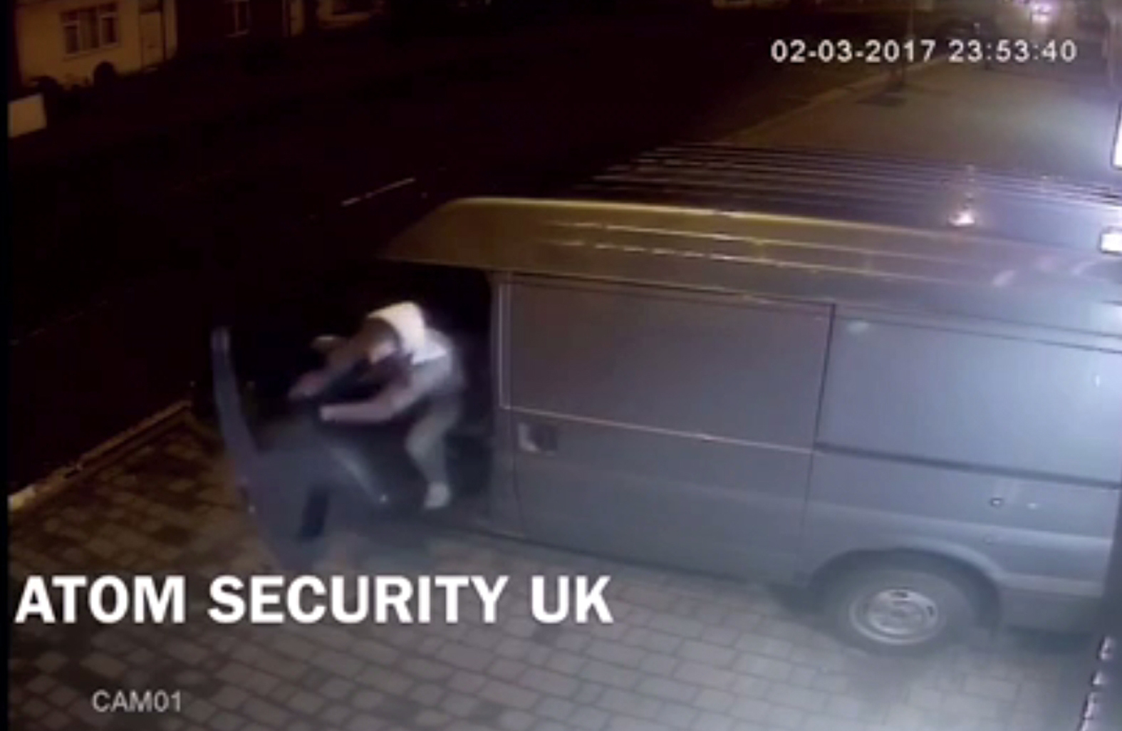 WATCH: CCTV shows shocking moment van crashes into takeaway