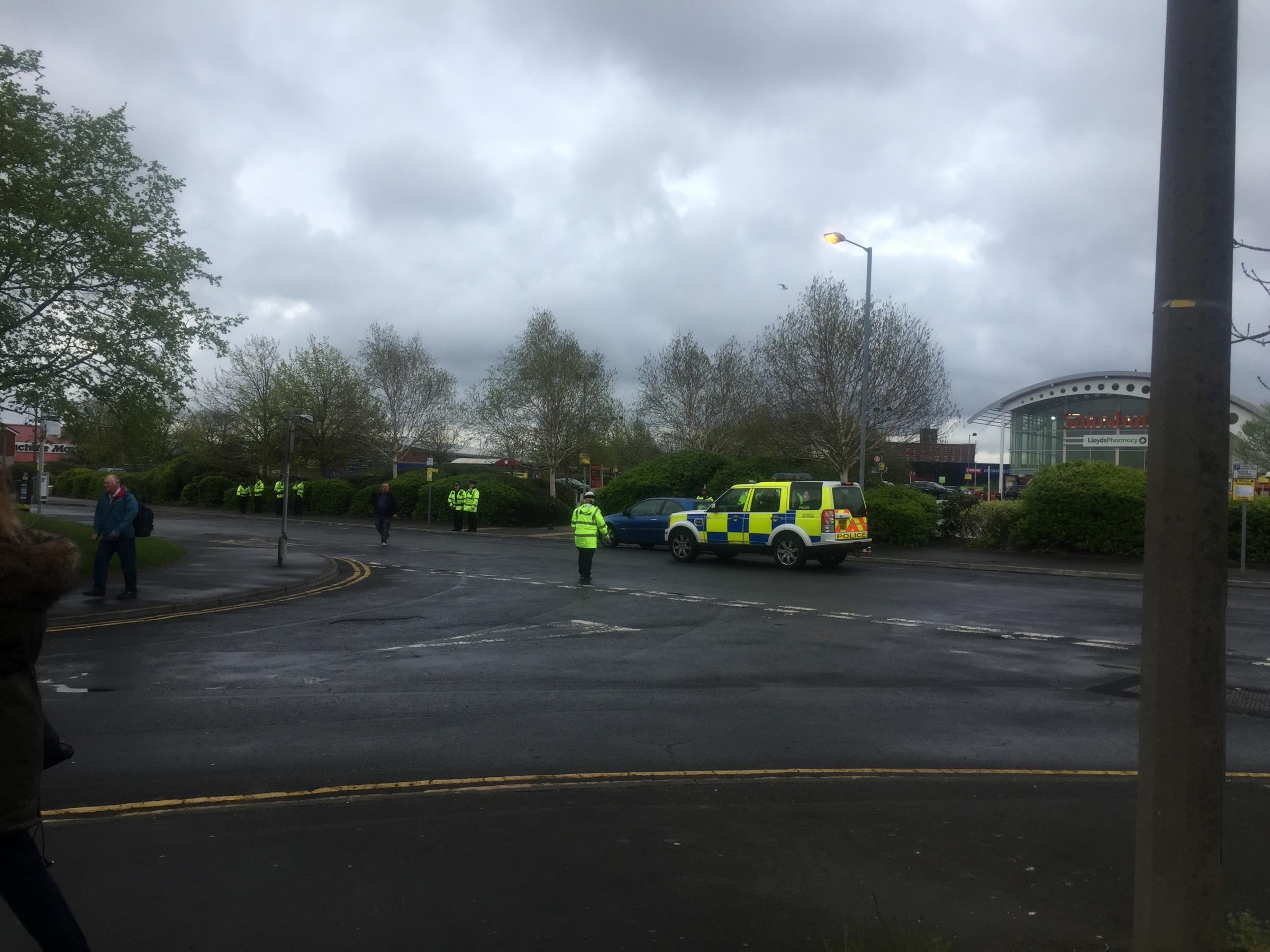 UPDATE: Seen a lot of police in the town centre this morning? This is why