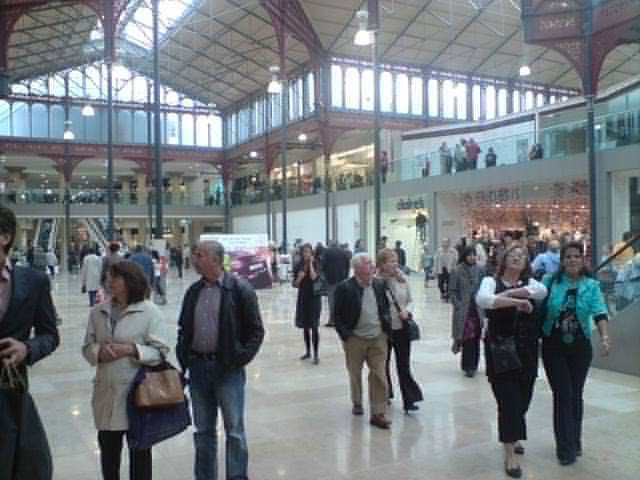 Inside the new-look Market Hall