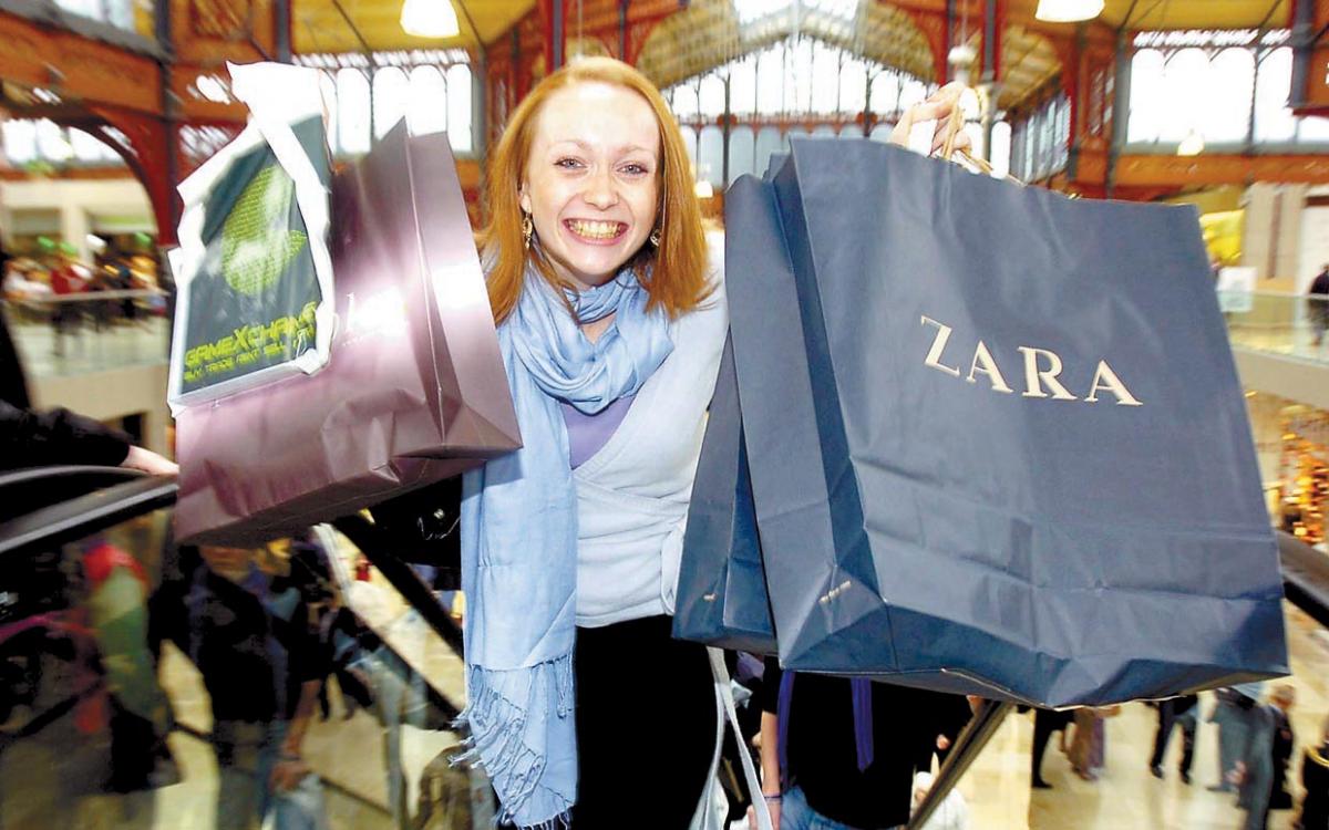 Shopper Sophie Evans is delighted with her bargains