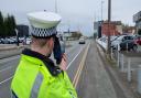 Officers checking speed