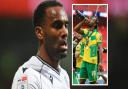 Cameron Jerome is unbeaten at Wembley and, inset, celebrates promotion with Norwich City in 2015