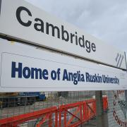 Cambridge's railway station has been sponsored by its university - Anglia Ruskin University