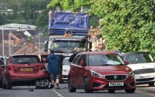 UPDATES: Road closed after two car crash