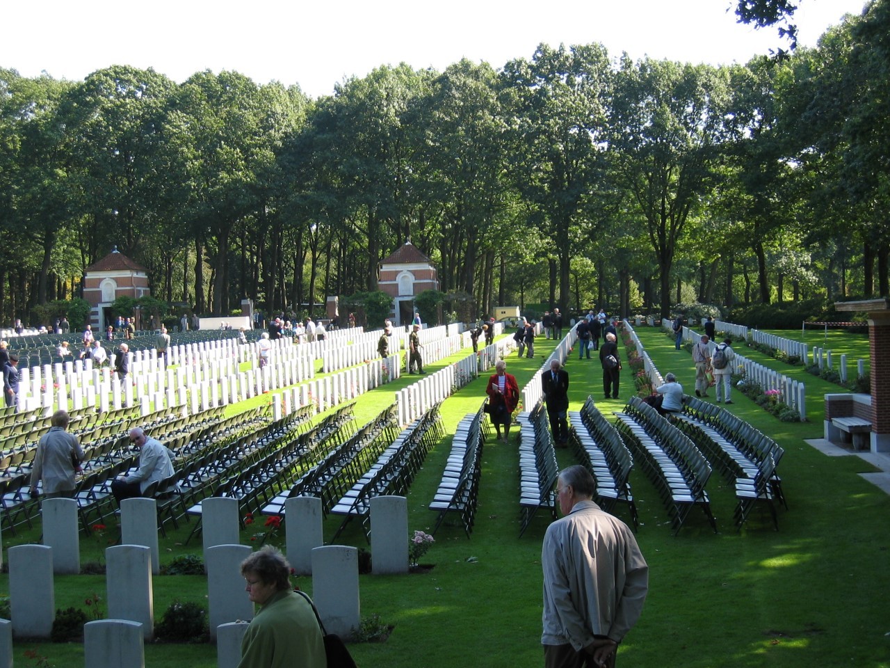 Resting place: The Airborne Cemetery at Oosterbeek near Arnhem 