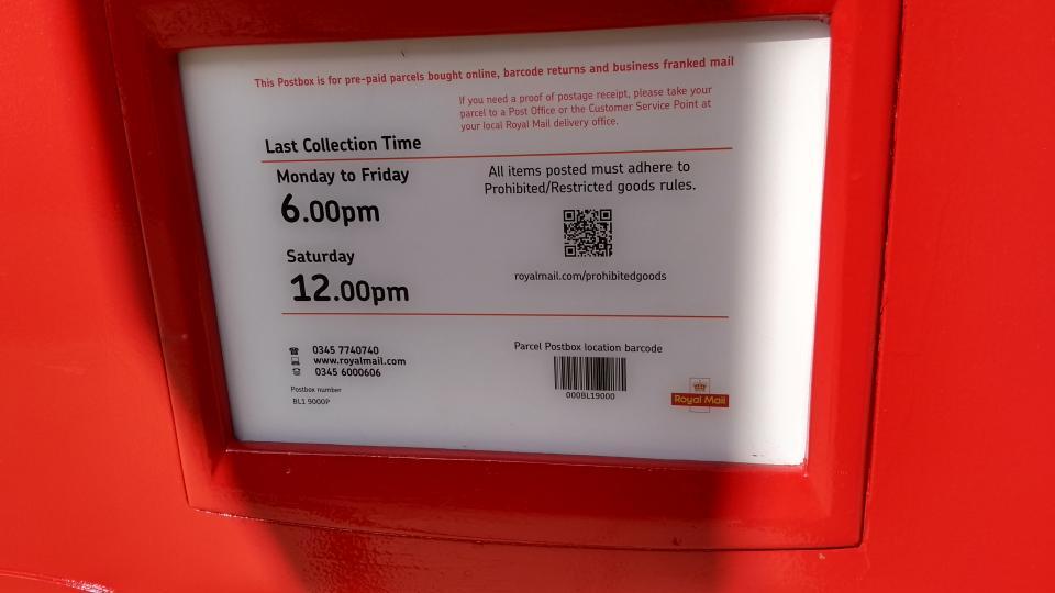 Post Box For Parcels Near Me