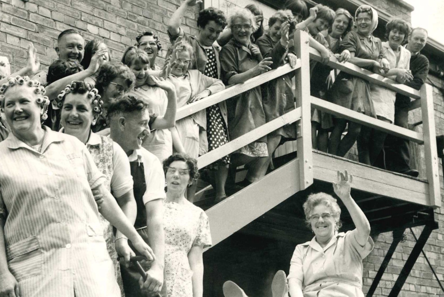 Looking Back: Send-off for May after 53 years at dyeing works