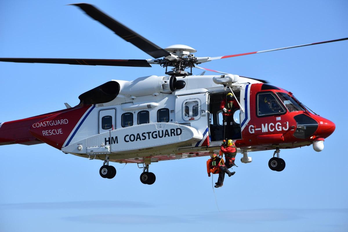 Meet of the of Caernarfon's Coastguard helicopters | The Bolton News