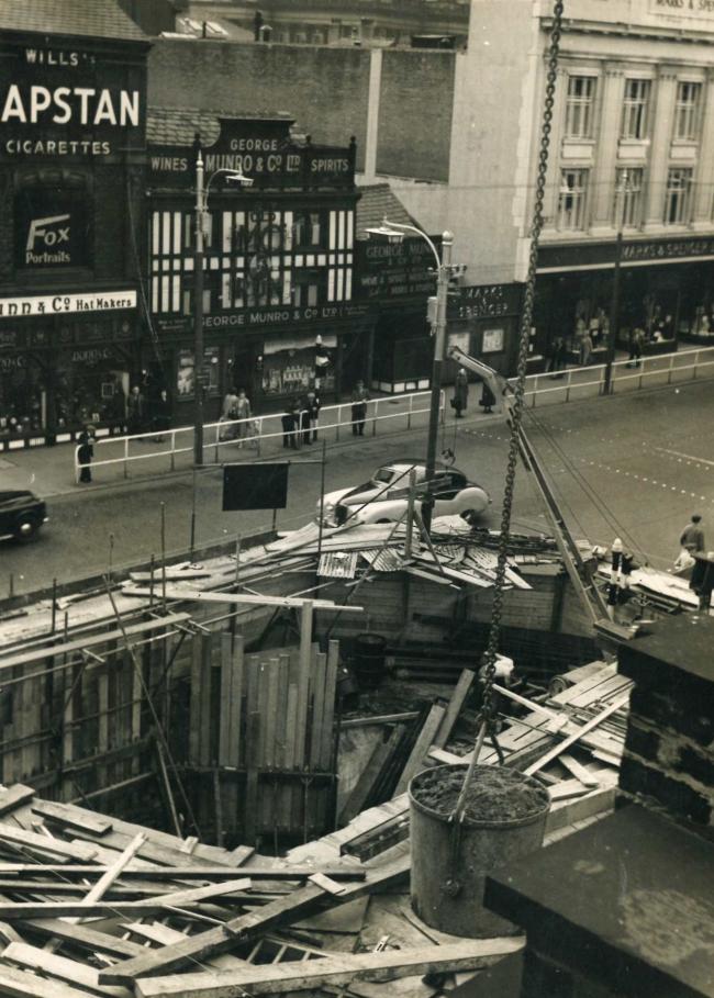 When Deansgate was 'dug up' for Bolton's new Woolworth store 11664215