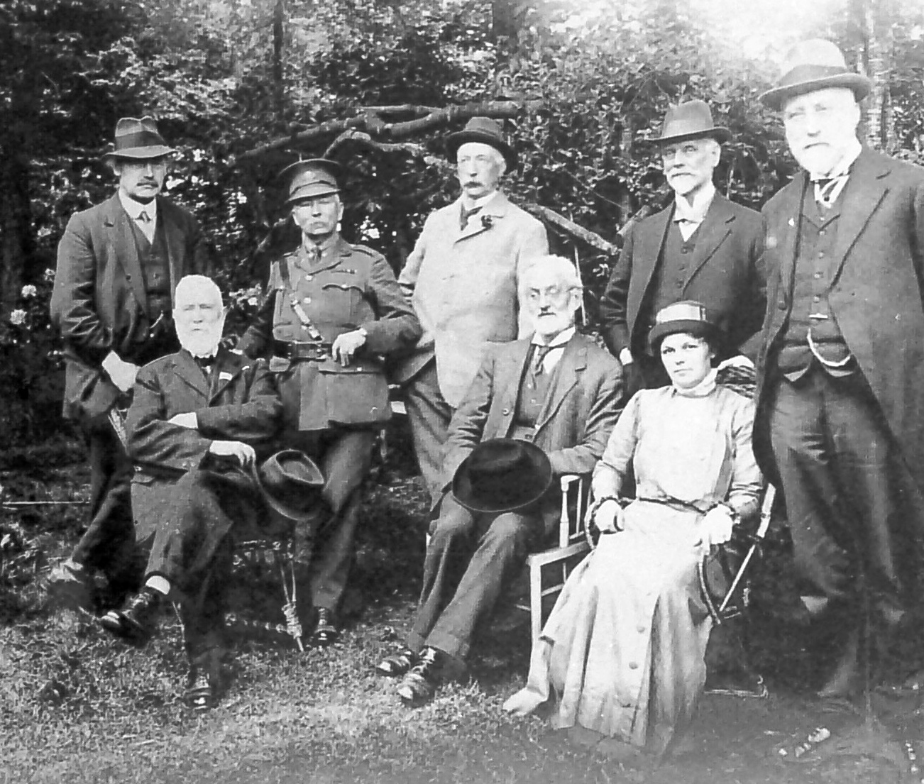 PORTRAIT: The Walt Whitman Group, 1918