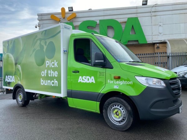 Asda Radcliffe home shopping team name van after much-missed colleague Leighton Hardy