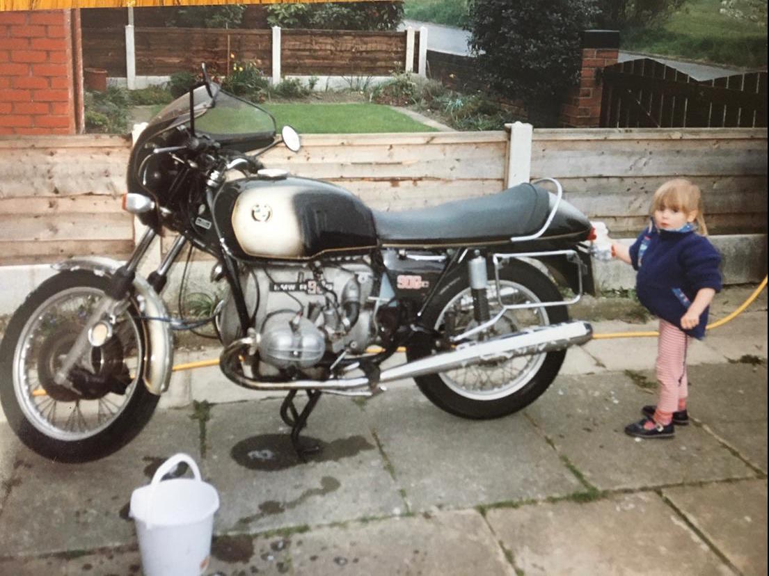 DEDICATED: Username Kate has been around the world of motorbikes since childhood.