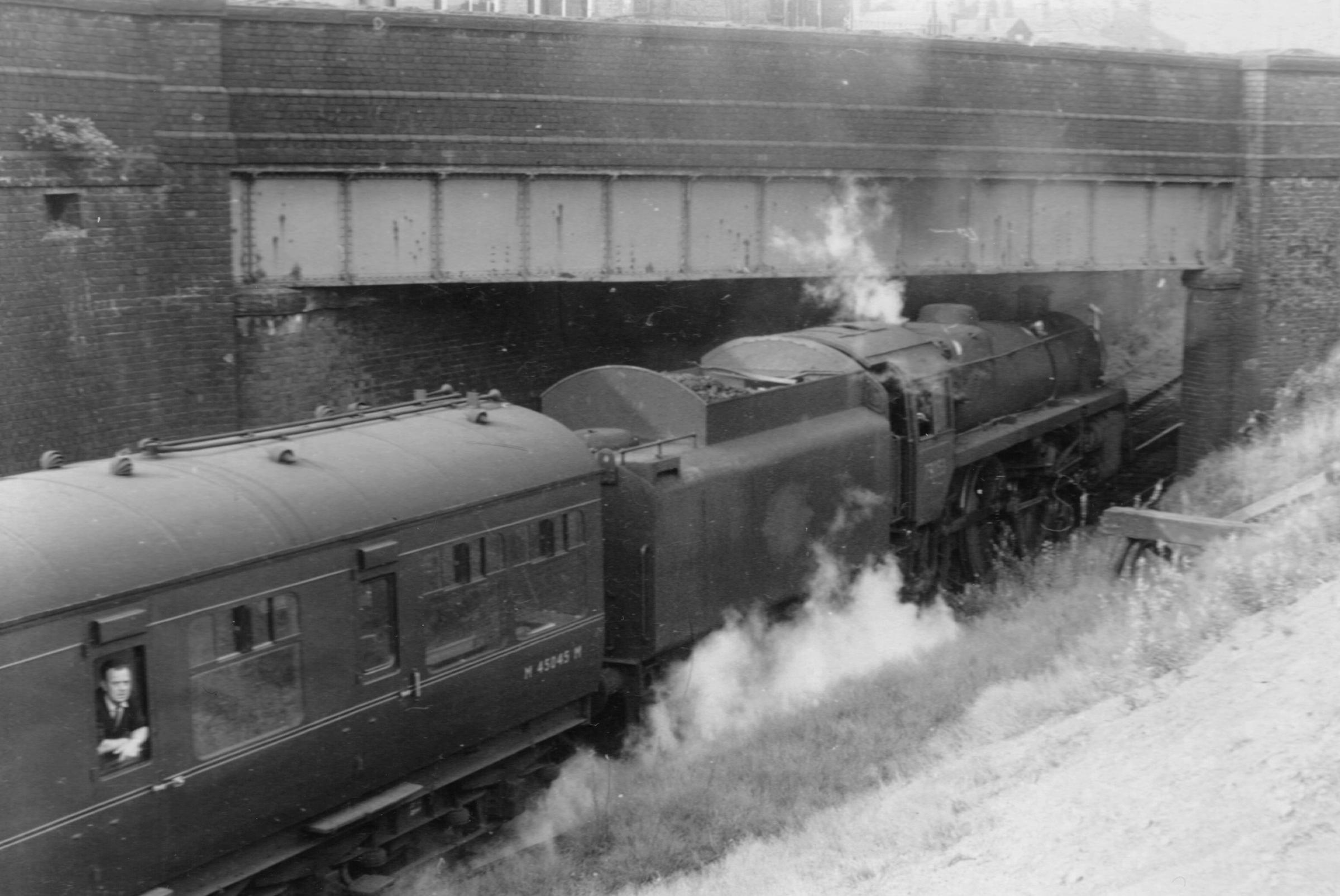 . Probably the last passenger train – a BR ‘Officers’ Special’ April 1967 at Fletcher St Junction