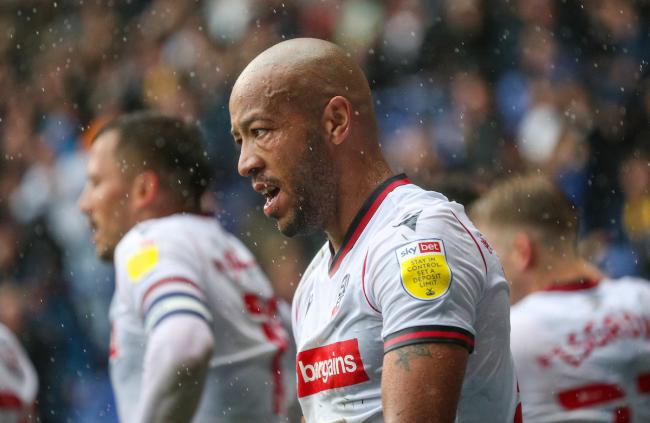 Alex Baptiste came up with the goods in stoppage time for Wanderers against MK Dons