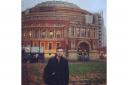Conor Molloy outside the Royal Albert Hall where he performed