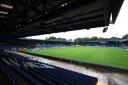 A general view of the pitch before the club is closed at Gigg Lane, Bury. C&N Sporting Risk is 