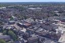 Farnworth aerial view from above
