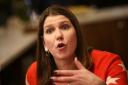 Liberal Democrat leader Jo Swinson visits Manor Grange Care Home in Edinburgh, while on the General Election campaign trail. PA Photo. Picture date: Thursday December 5, 2019. See PA story POLITICS Election. Photo credit should read: David Cheskin/PA