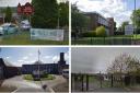 More schools in Bury with confirmed coronavirus cases: (clockwise from top left) Woodhey High School, St Monica's RC High School, St Joseph and St Bede RC Primary School and Tottington High School. Photos: Google Maps