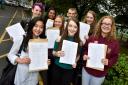 Canon Slade GCSE students..Picture by Richard Holton 25th August 2016.Copyright, Bolton News(Newsquest).
