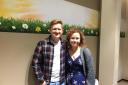 ACTORS: Coronation Street stars Sam Aston and Dolly-Rose Campbell (Chesney Brown and Gemma Winter)