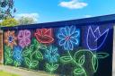 Flower wall by David Hickley.