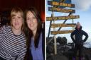 Challenge: Claire Slater has bravely scaled Mount Kilimanjaro in the memory of her friend Fiona Ellis