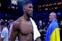 Watch as Anthony Joshua explodes and told to “keep it professional” after Usyk loss (PA)
