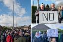 Protest on Lea Close, Bolton