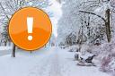 The Met Office amber snow warning will be in place for some areas of central and northern England