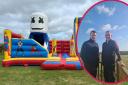 Open Air Bounce owners Leighton Mill and Darren Mills.