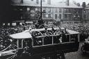 Bolton Wanderers players bring the 1923 FA Cup back to the town