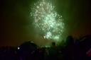 A firework display was held over Saturday evening