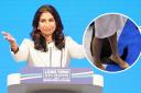 The Home Secretary Suella Braverman was seen standing on a Guide Dogs tail at the Conservative Party conference.