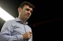 Labour Leadership candidate Andy Burnham visits Carlisle as part of his tour speaking to Labour supporters. He addresses an audience at The Old Fire Station in Carlisle hosted by Lee Sherriff: 30 August 2015..STUART WALKER 50079778F014.JPG.