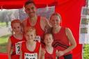 The MacDonald family of Harriers all took part at Heaton Park. Picture courtesy of Helen MacDonald