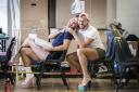 Pablo Gómez Jones as Chi-Chi and Peter Caulfield as Vida in rehearsal for To Wong Foo the Musical (Picture: Pamela Raith)
